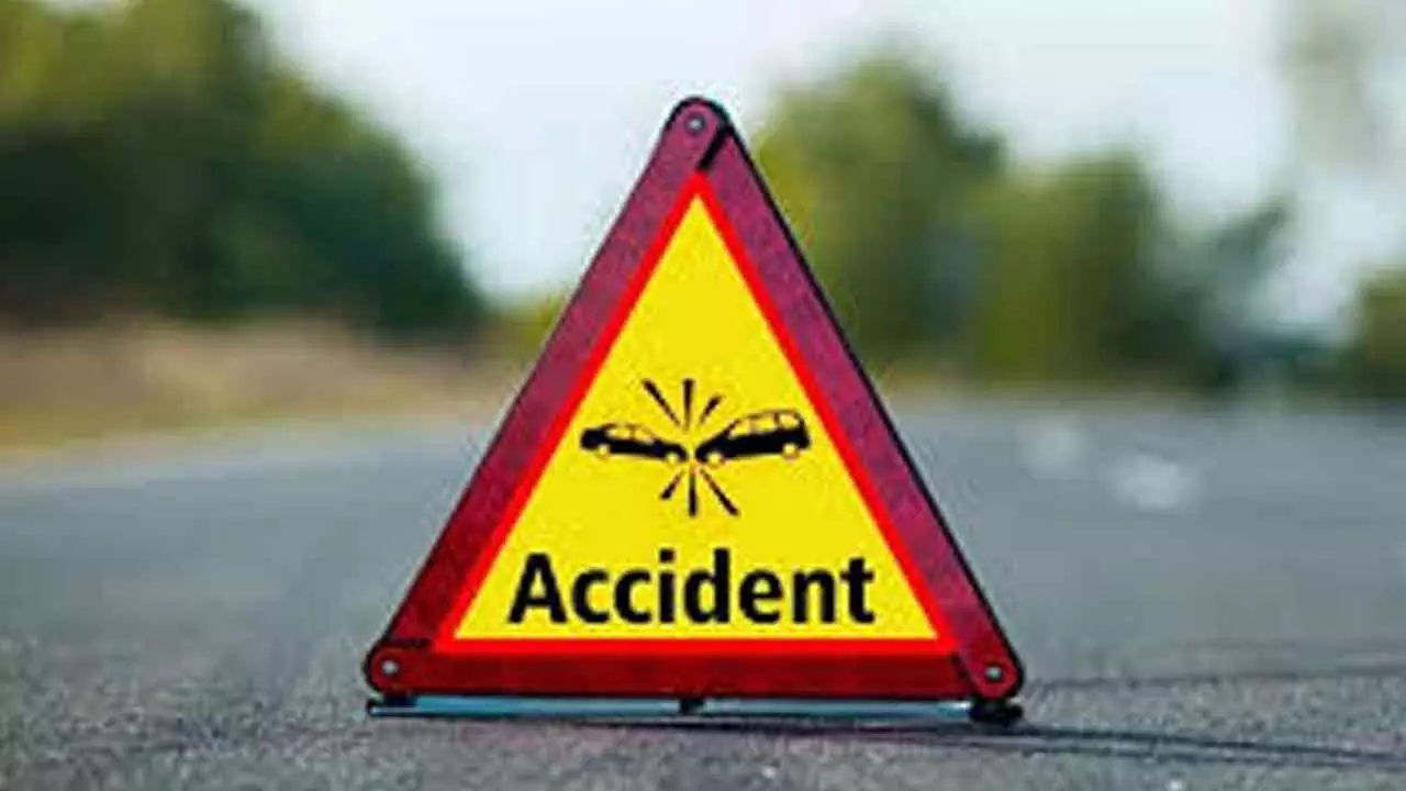 Three killed in a road accident in Rangareddy District