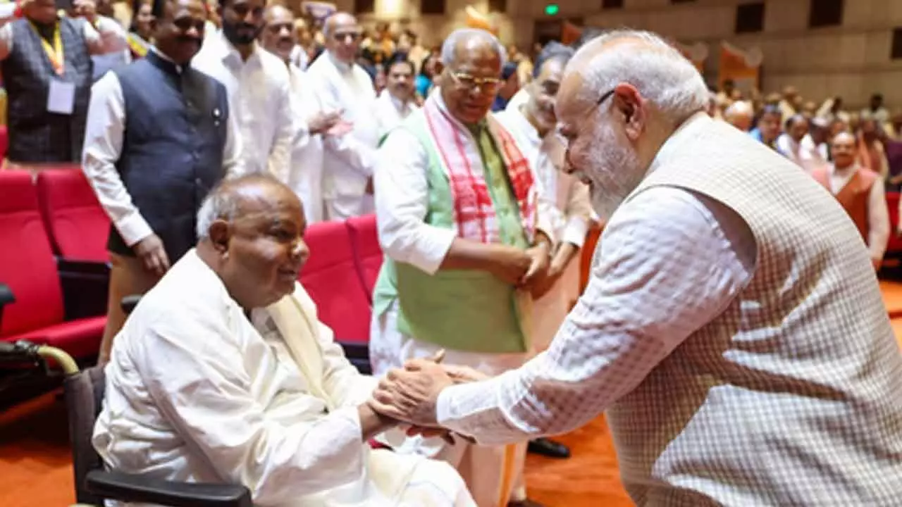 Deve Gowda to PM Modi: People of India have acknowledged you at every turn, every election