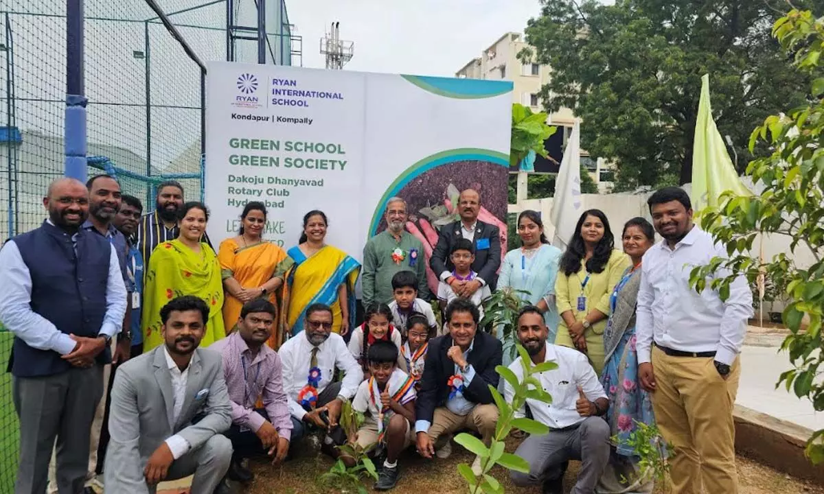 Ryan International and Rotary Club take the joint Plantation Drive to Hyderabad Ryan International and Rotary Club take the joint Plantation Drive to Hyderabad