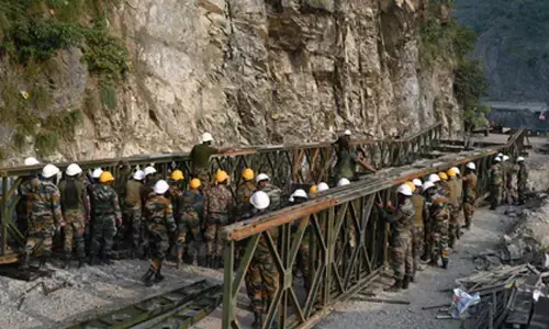 Indian Army restores vital road connectivity in J&Ks Ramban with 150-foot reinforced Maitra Bridge