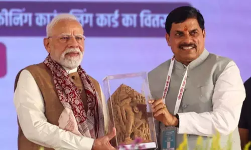 CM Mohan Yadav presents 10th-century Lord Varaha idol to PM Modi on his 75th birthday