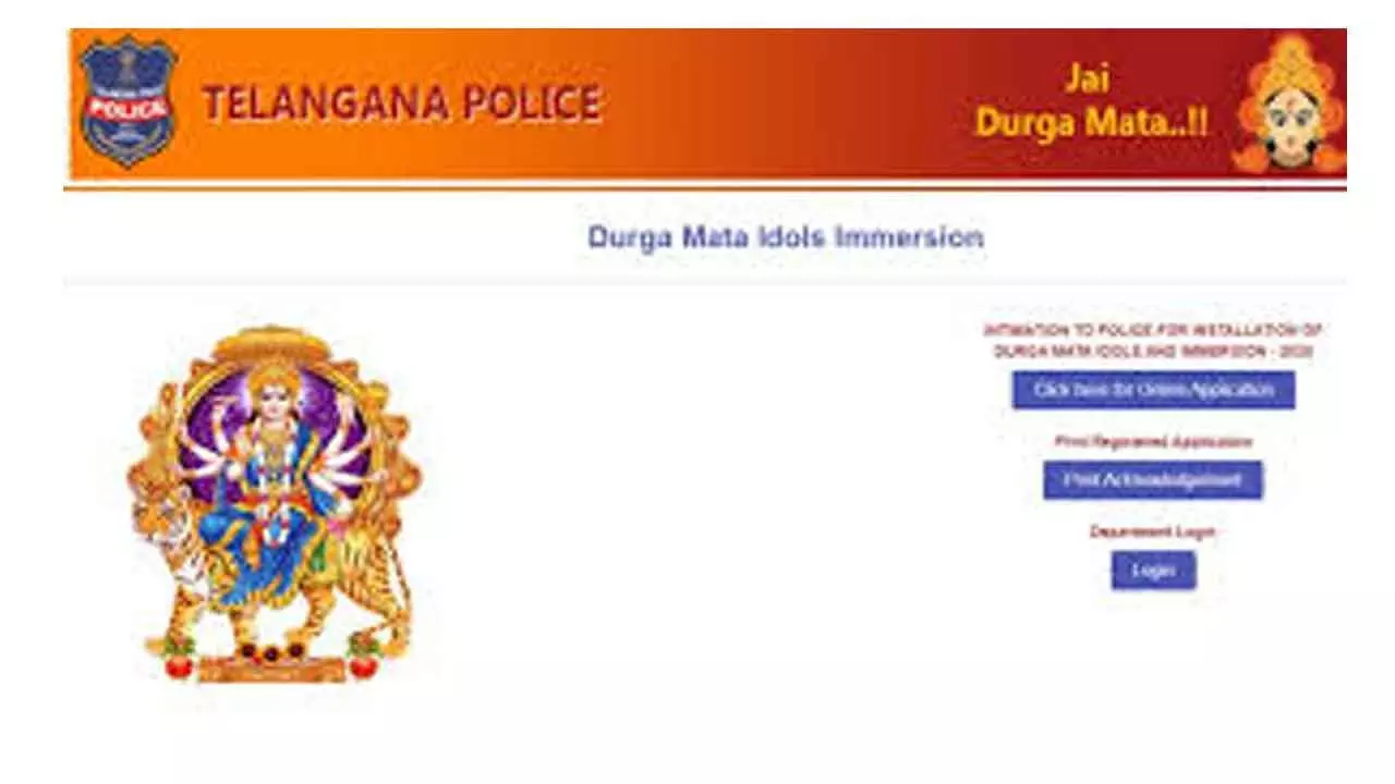 Online registration must for Durga idol installation