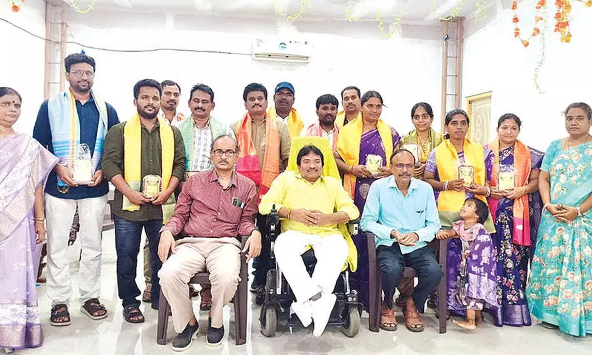 Mega DSC 2025 achievers felicitated at Tagore Library Mega DSC 2025 achievers felicitated at Tagore Library