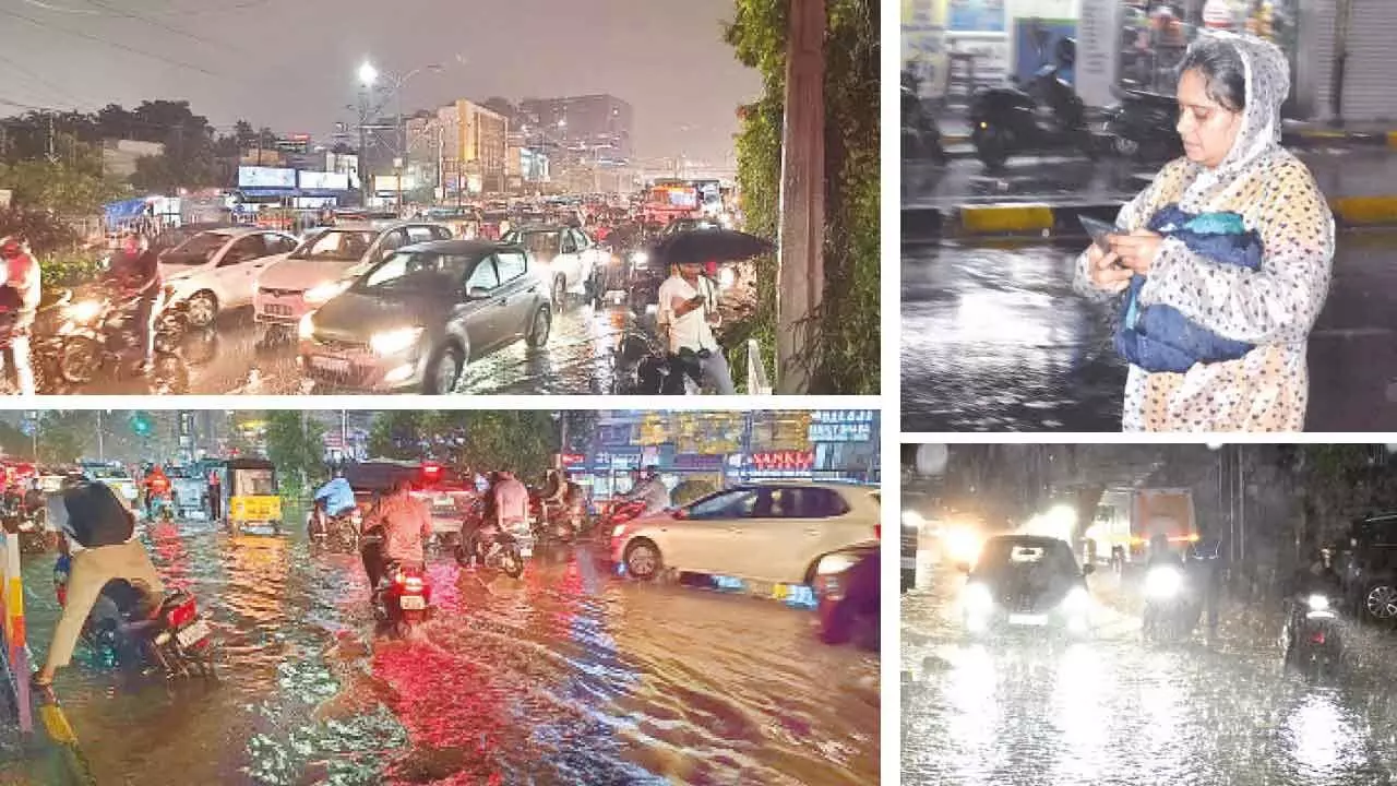 Heavy rains lash city; throw life out of gear