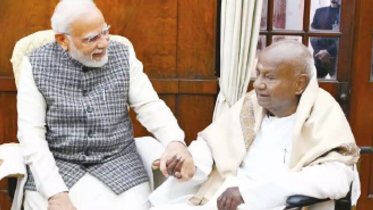 Deve Gowda on PM’s birthday: ‘Modi shattered myth that only Congress can hold India together’