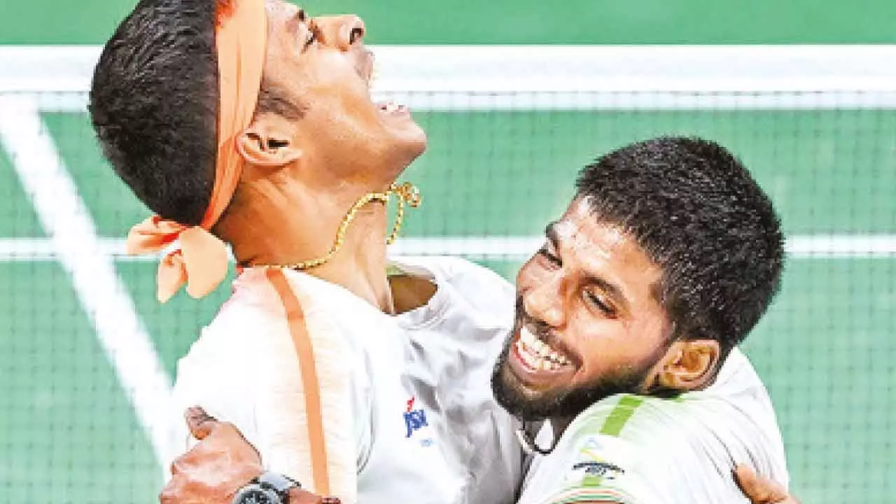 Satwik-Chirag pair enters last-16 at China Masters