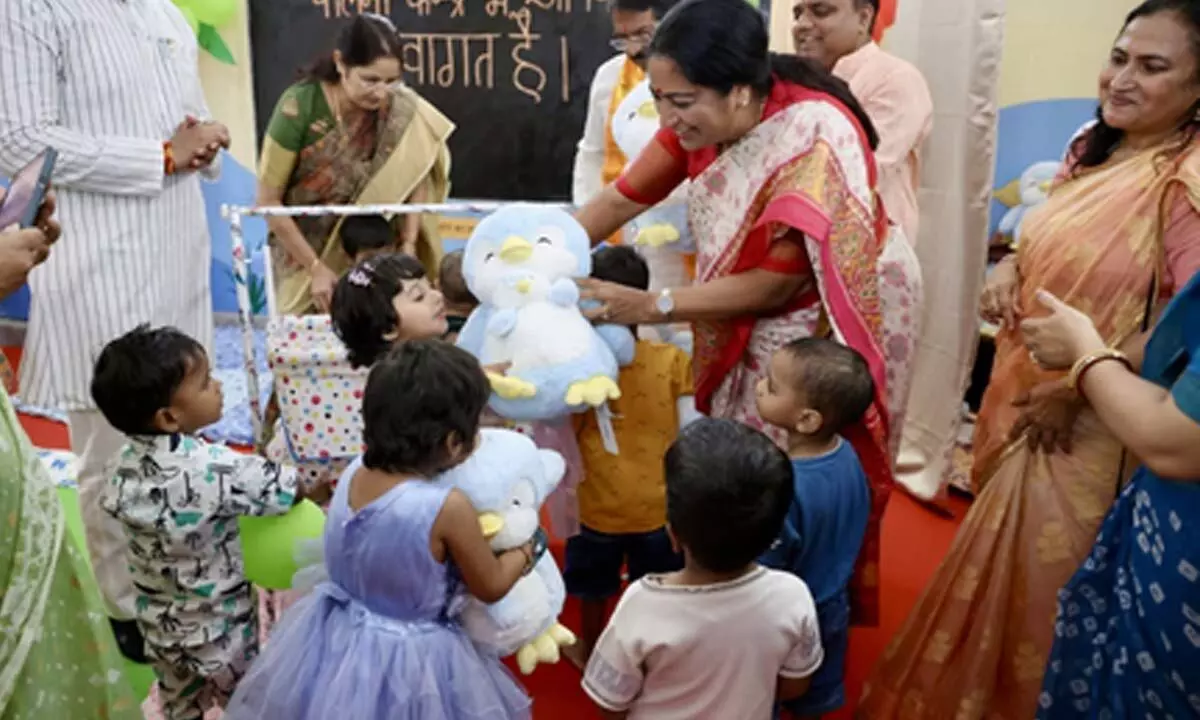 Delhi CM opens 502 Anganwadis, announces Rs 10 crore loan for MSME business women Delhi CM opens 502 Anganwadis, announces Rs 10 crore loan for MSME business women