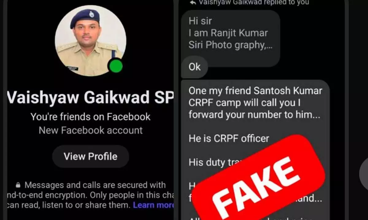Fake Facebook ID Created in the Name of SP Gaikwad