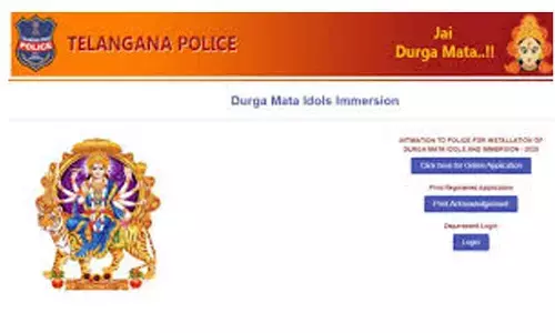 Online registration must for Durga idol installation