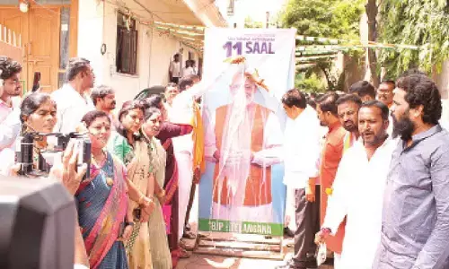 BJP Telangana celebrates PM Modi’s 75th birthday with devotion and service