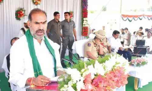 Govt Whip Aadi Srinivas files complaint against Collector