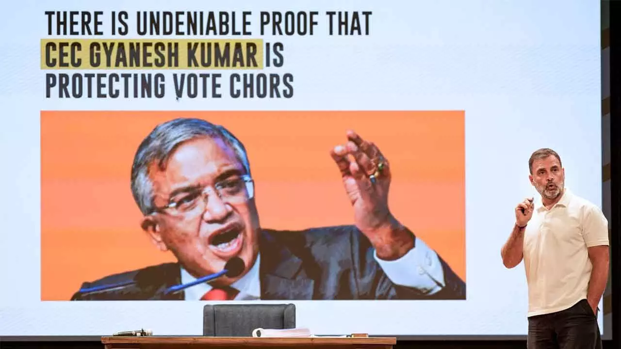 Rahul fires another vote chor salvo Rahul fires another vote chor salvo