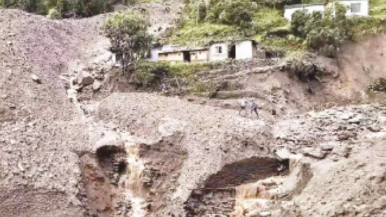 Landslides flatten 30 houses in Chamoli, 14 missing Landslides flatten 30 houses in Chamoli, 14 missing