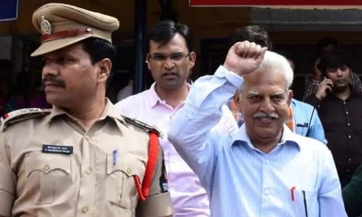 Bhima Koregaon case: SC declines to relax Varavara Rao’s bail condition Bhima Koregaon case: SC declines to relax Varavara Rao’s bail condition
