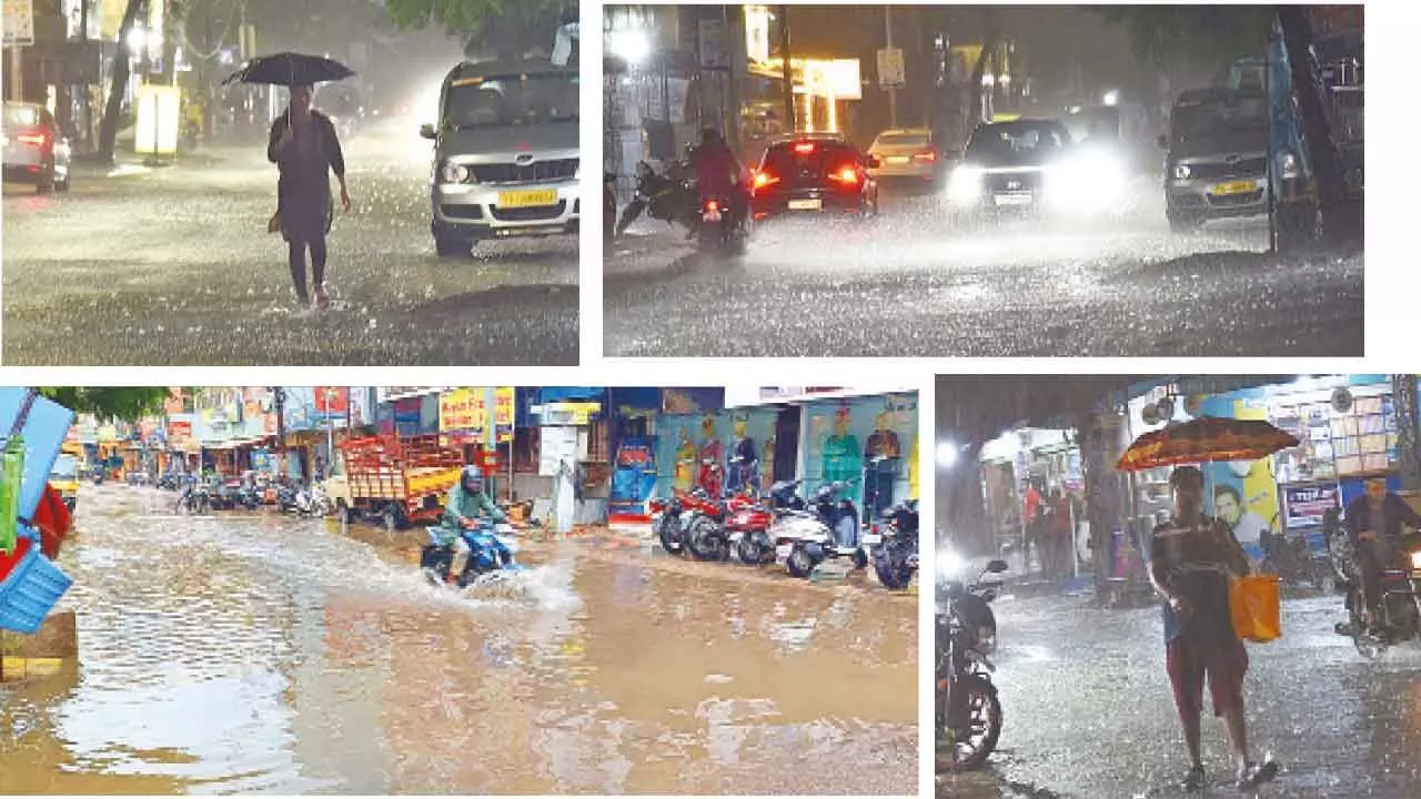 Rains lash city for third consecutive day