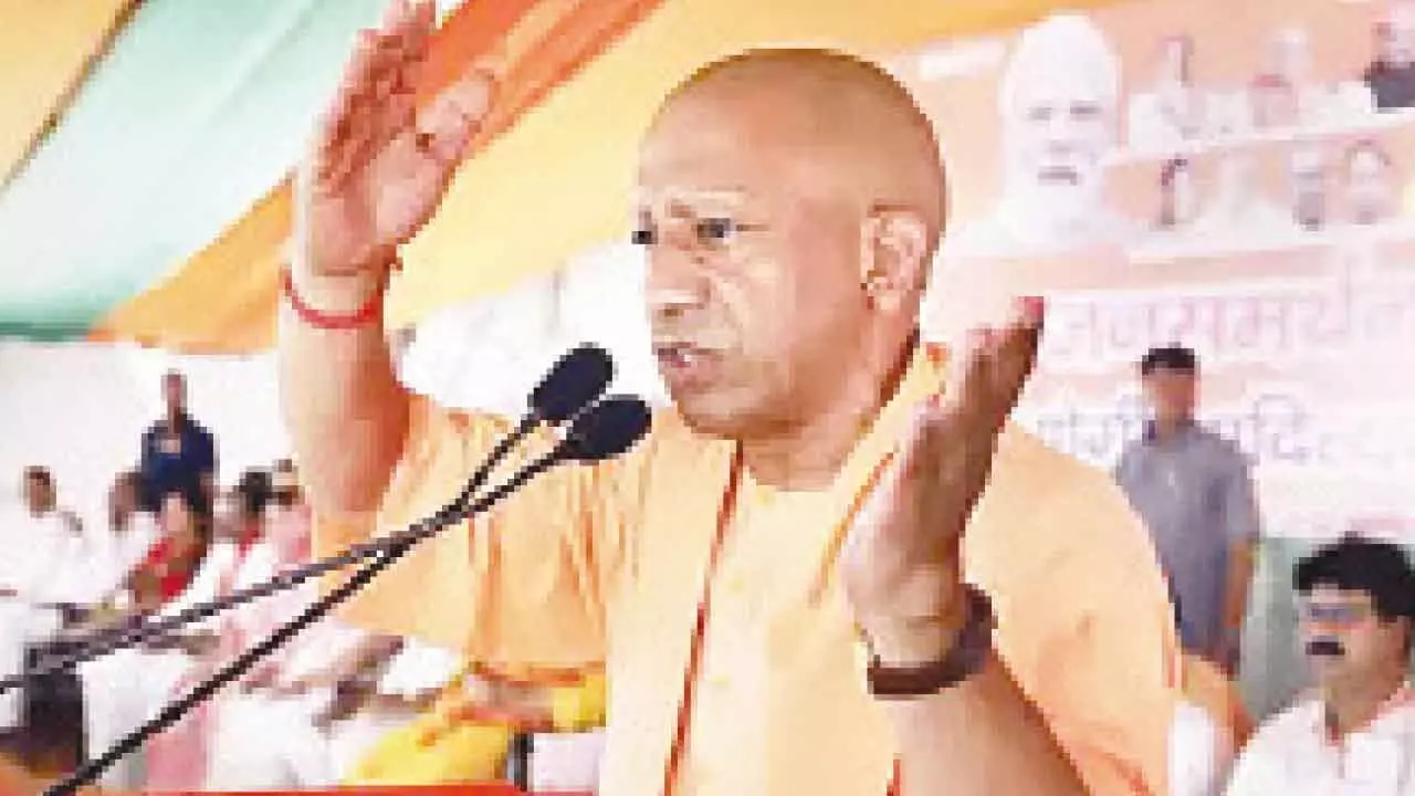 Yogi blames past govts for failing to make India a global power