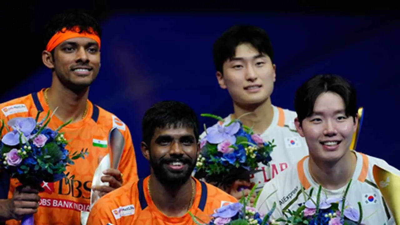 China Masters: Satwik-Chirag lose to world champs Kim-Seo in mens doubles final China Masters: Satwik-Chirag lose to world champs Kim-Seo in mens doubles final