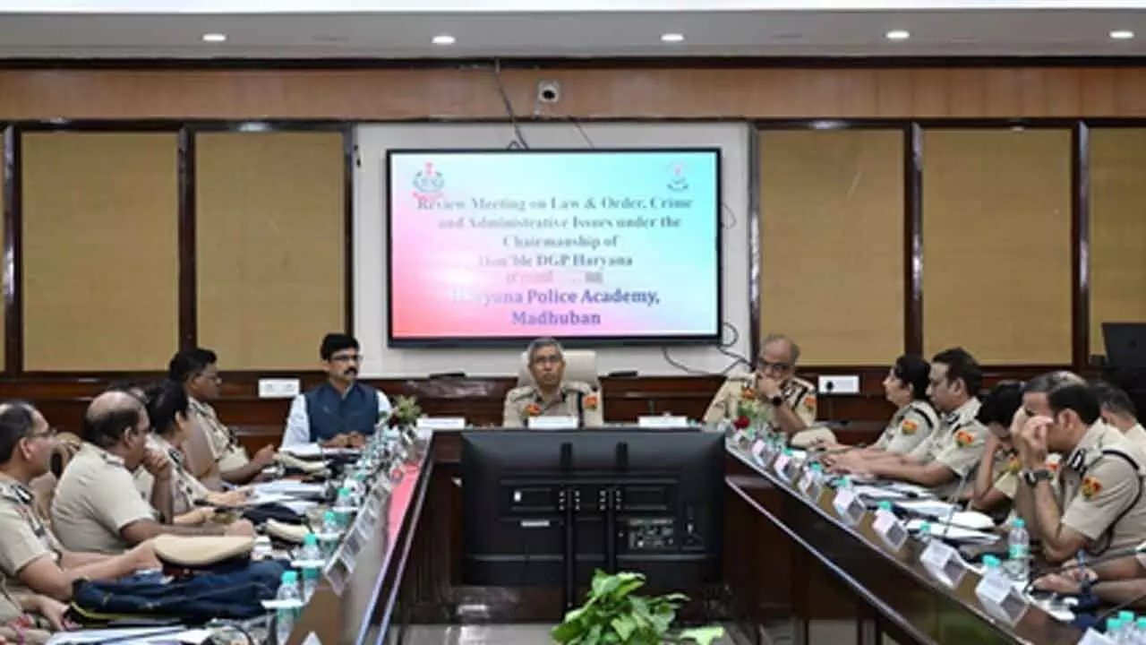 Ahead of festive season, Haryana DGP reviews law and order situation