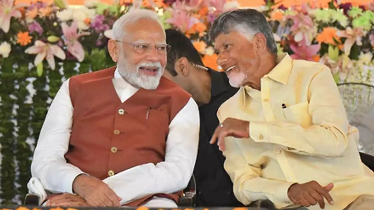 Chandrababu Naidu congratulates PM Modi on launch of GST reforms Chandrababu Naidu congratulates PM Modi on launch of GST reforms