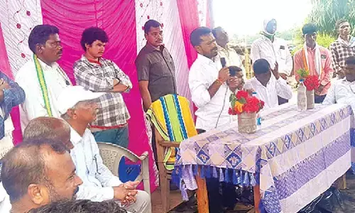 Groundbreaking ceremony held for Indiramma houses in Tribal hamlet