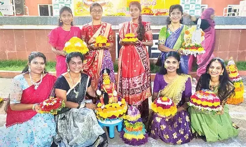 Paramita School celebrates Bathukamma