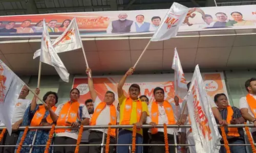 Delhi: 5,000 join Namo Youth Marathon for fight against drugs