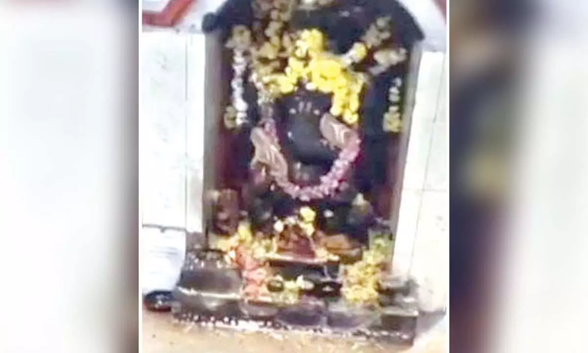 Vandalism at Ganapati Temple in Belur sparks outrage Vandalism at Ganapati Temple in Belur sparks outrage