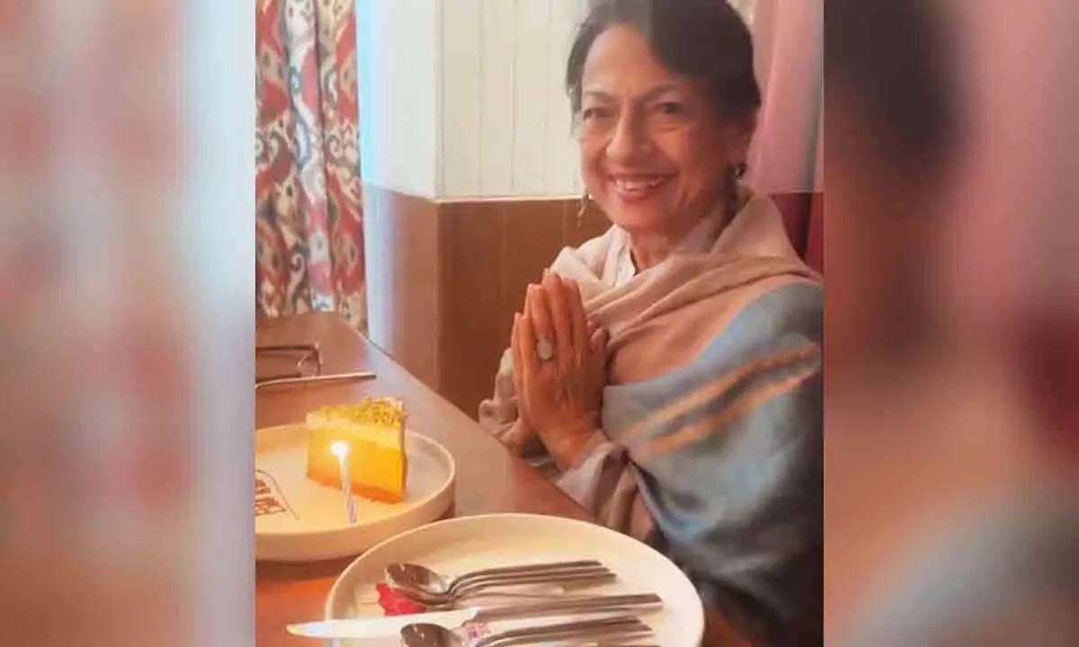 Kajol wishes Tanuja: Happy birthday to Maa Durga, Kali, Chandi all rolled into one Kajol wishes Tanuja: Happy birthday to Maa Durga, Kali, Chandi all rolled into one