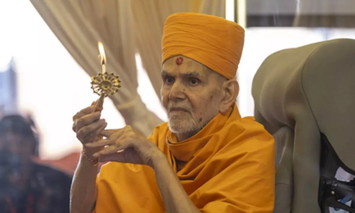 Vedic mantras resonate at BAPS temple festival in Jodhpur, grand procession tomorrow Vedic mantras resonate at BAPS temple festival in Jodhpur, grand procession tomorrow