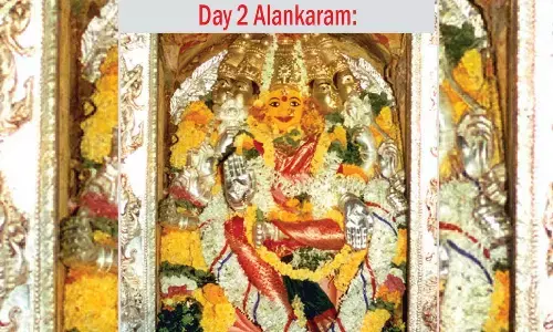 Today’s Alankaram: Sri Gayatri Devi Avataram