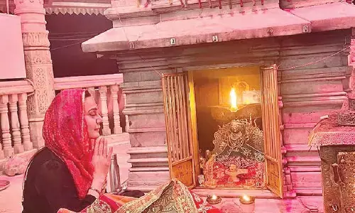 Preity Zinta soaks in Navratri spirit, shares picture from temple visit