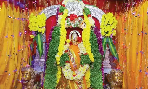 Dasara Navaratri celebration kicks off at Rajanna temple