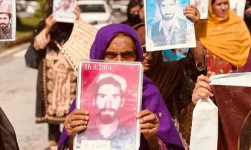 Baloch human rights group says 98 cases of enforced disappearances reported in August