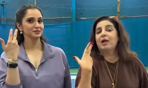 Sania Mirza shares Farah Khans dance break amidst pickleball match