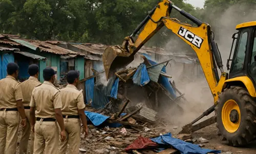 Gujarat: Demolition drive continues in Devbhoomi Dwarka; illegal structures razed
