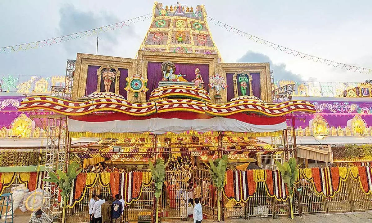 Tirumala set for Salakatla Brahmotsavam from today Tirumala set for Salakatla Brahmotsavam from today