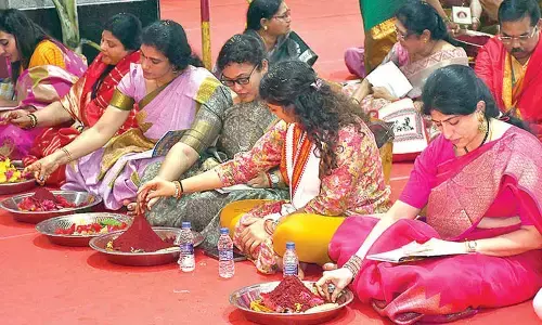 66,000 devotees visit Durga temple