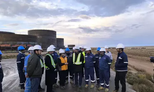 MEA Secretary visits oil refinery project in Mongolia, reviews progress