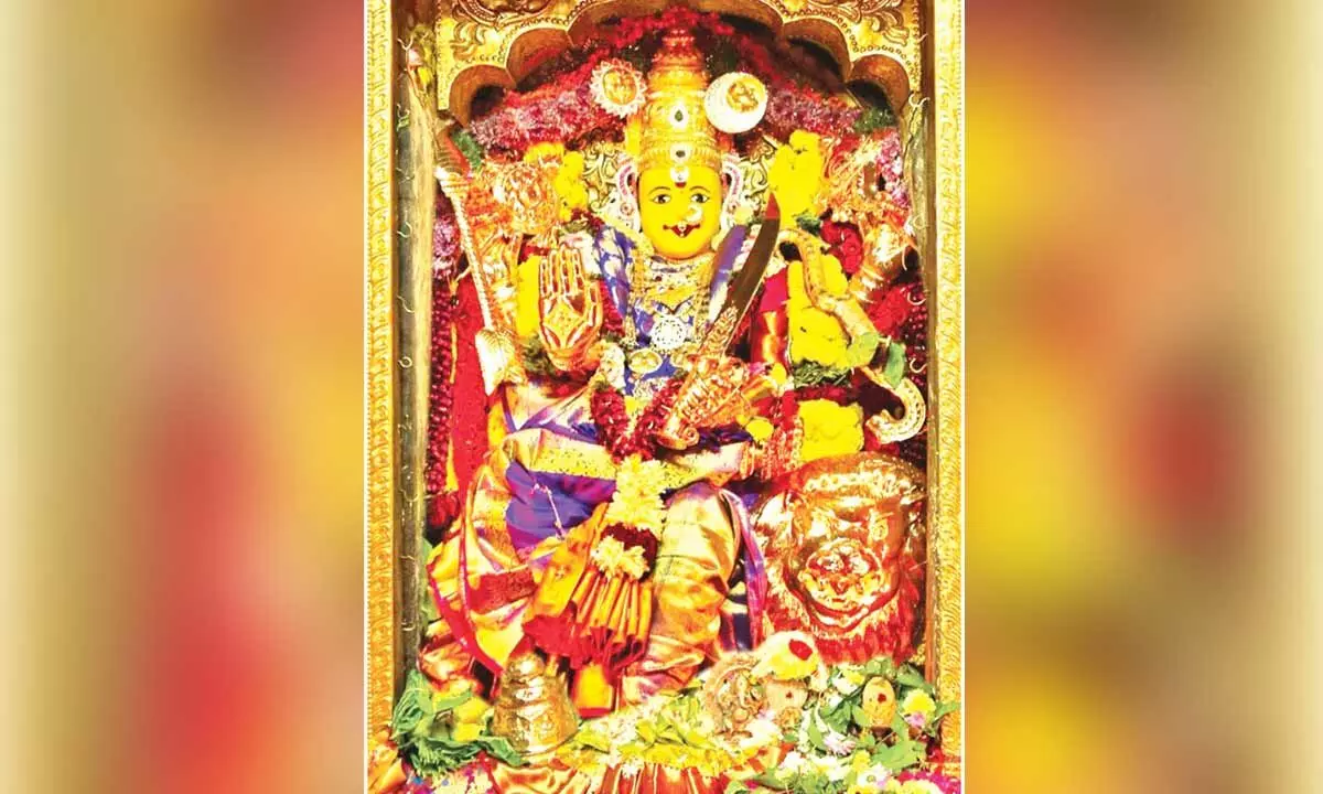 Today’s Alankaram: Sri Katyayani Devi Avataram