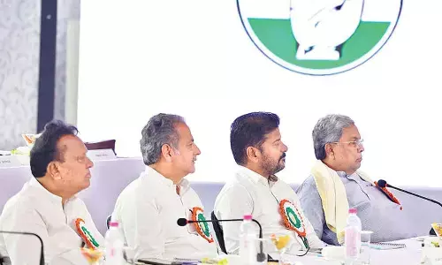 CM, State Cong leaders take part in CWC meeting in Patna