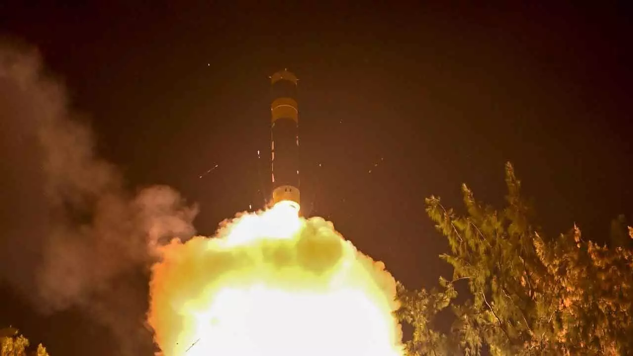 India test-fires Agni Prime missile from rail India test-fires Agni Prime missile from rail