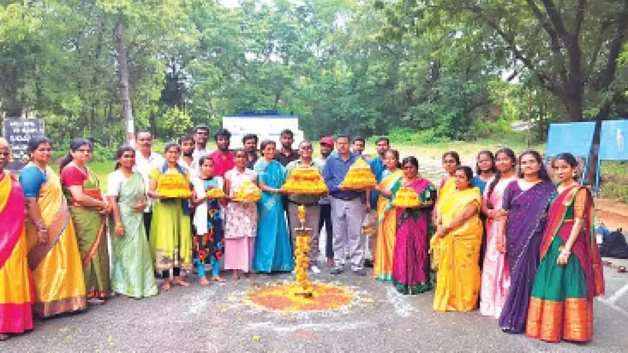 UCCBM organises Bathukamma celebrations