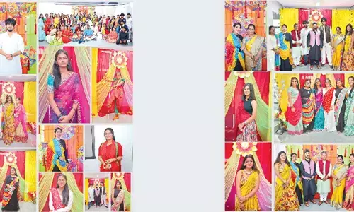 Celebrating Creativity: Dussehra Festivities at Lakhotia College of Design, Tarnaka