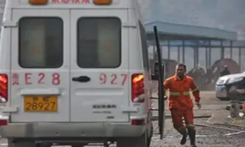 Three trapped after coal mine accident in northwest China