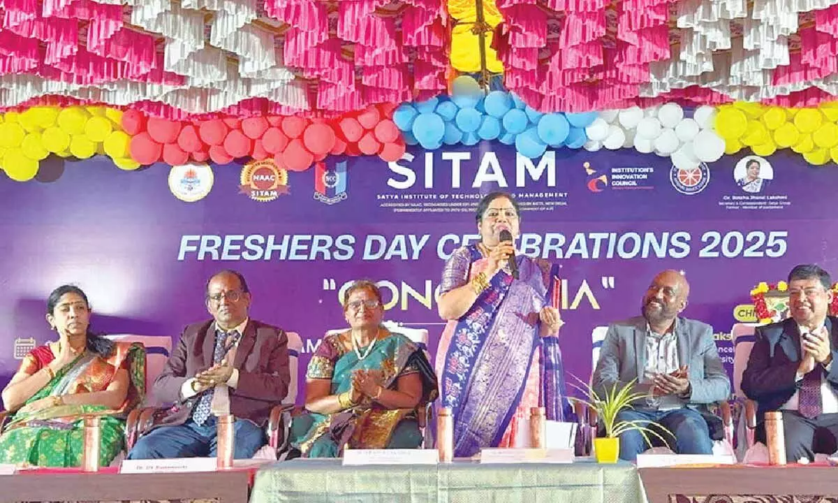 Freshers’ Day celebrations organised at SITAM Freshers’ Day celebrations organised at SITAM