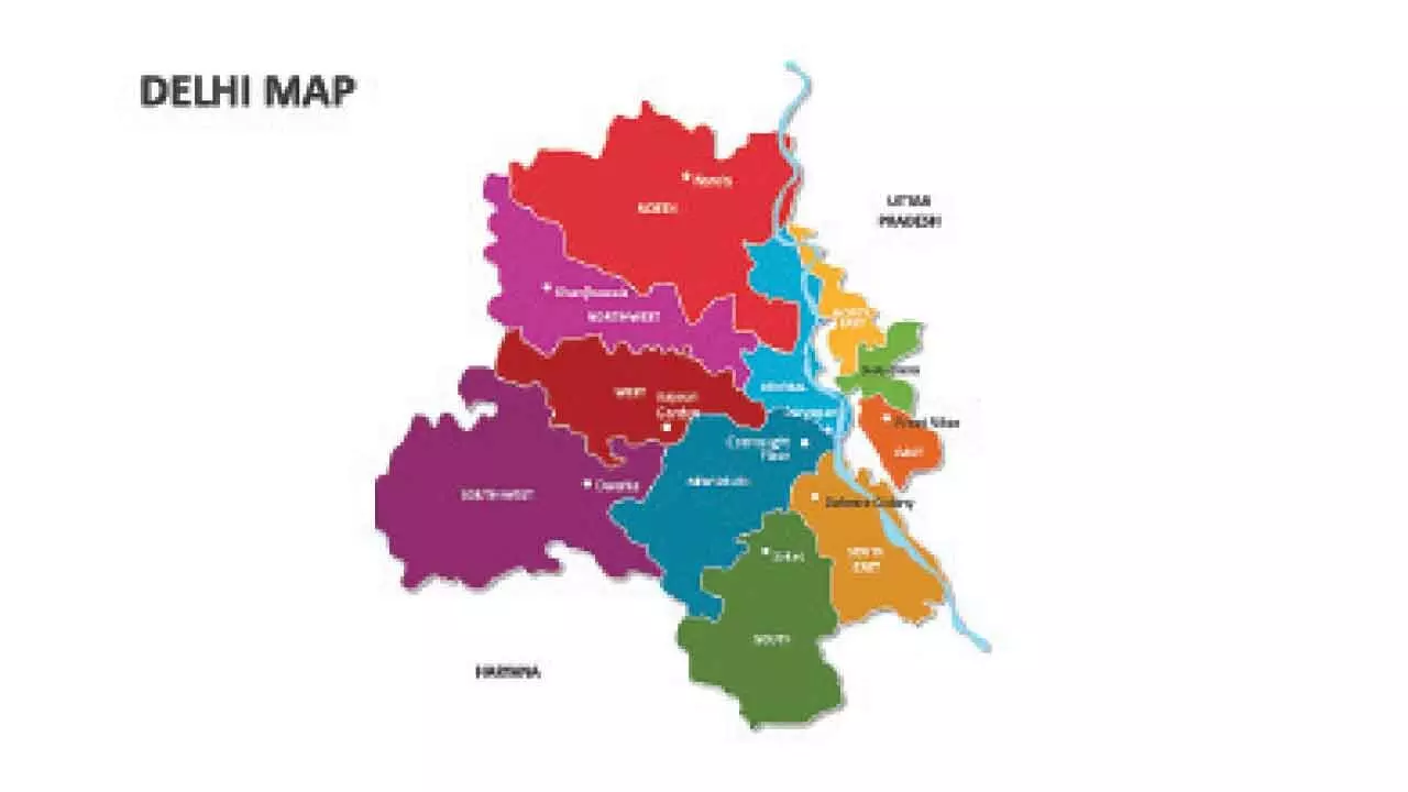 Delhi to have 13 districts Delhi to have 13 districts