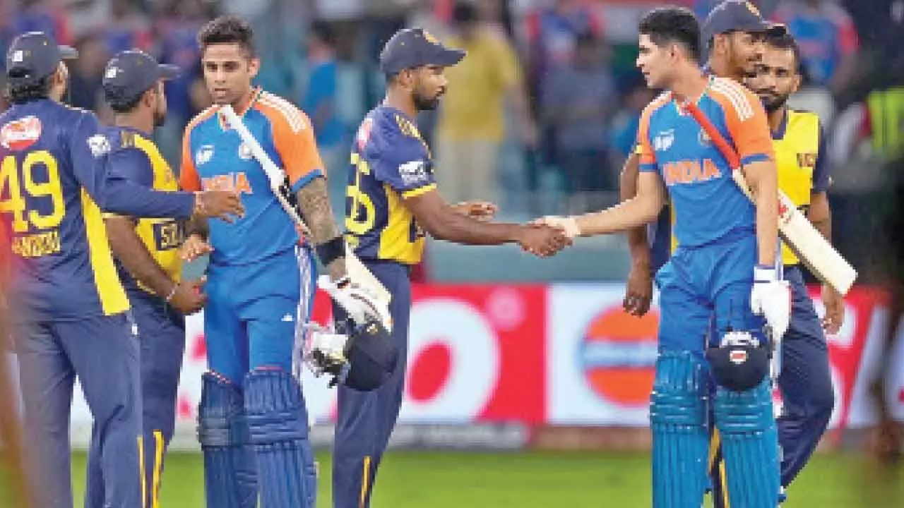 India beat Lanka in Super Over thriller India beat Lanka in Super Over thriller