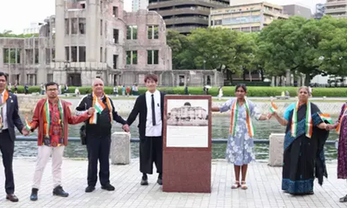 Indian diaspora in Japan pays tribute to Hiroshima victims, lauds PM Modis role in promoting peace