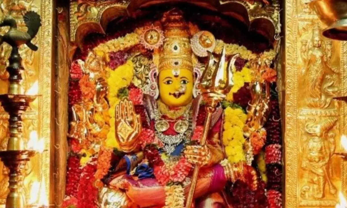 Today’s Alankaram: Sri Maha Chandi Devi Avataram
