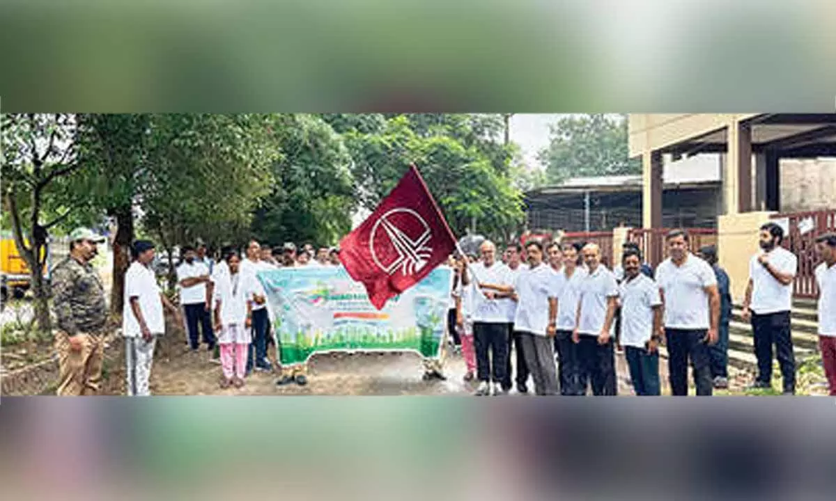 Walkathon to promote cleanliness held Walkathon to promote cleanliness held